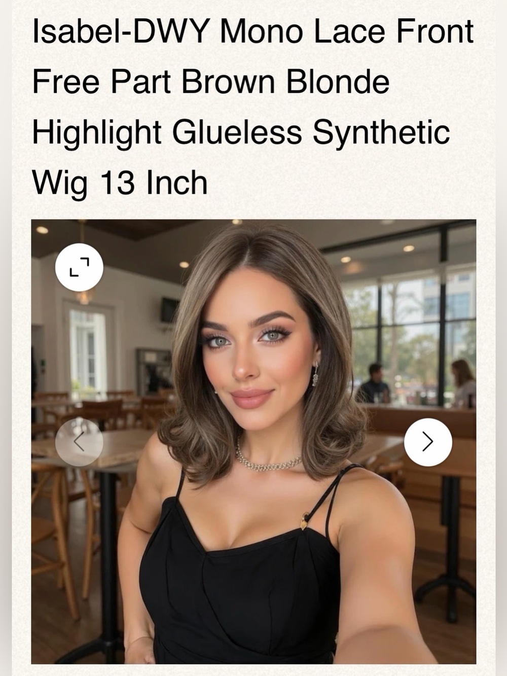 Isabel Monofilament by DWY Wig